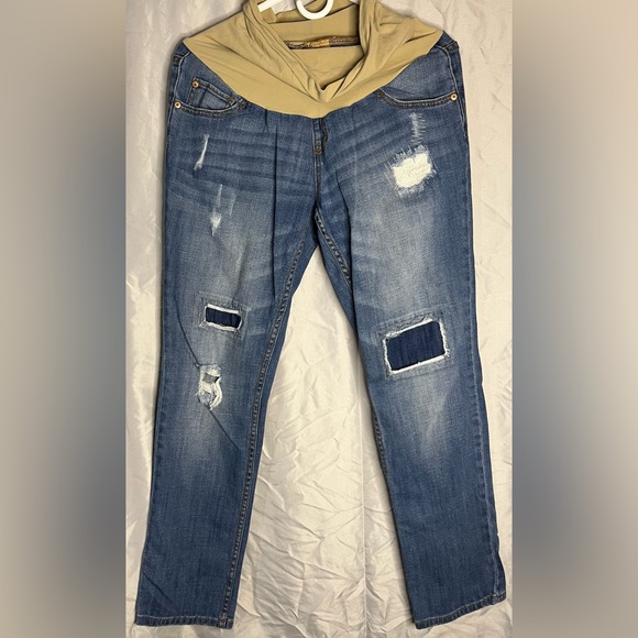 Indigo Blue Women's Maternity Jeans - Picture 4 of 7